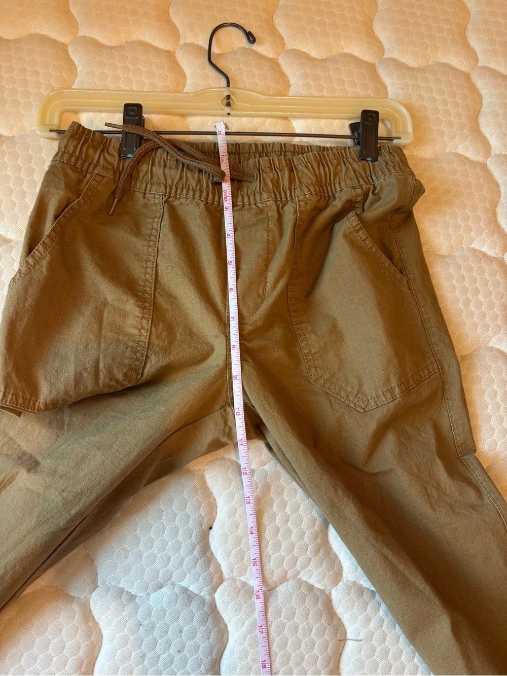 art class Tan Elastic-Waist kid Jogger Pants